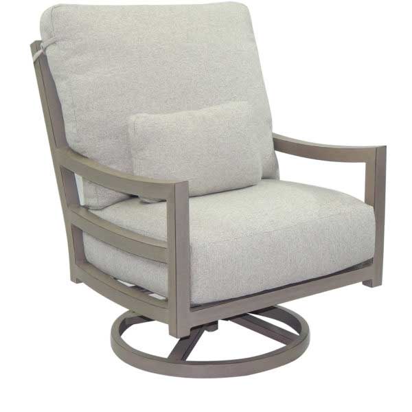 Roma Highback Swivel Lounge Chair - Savoy Fawn
