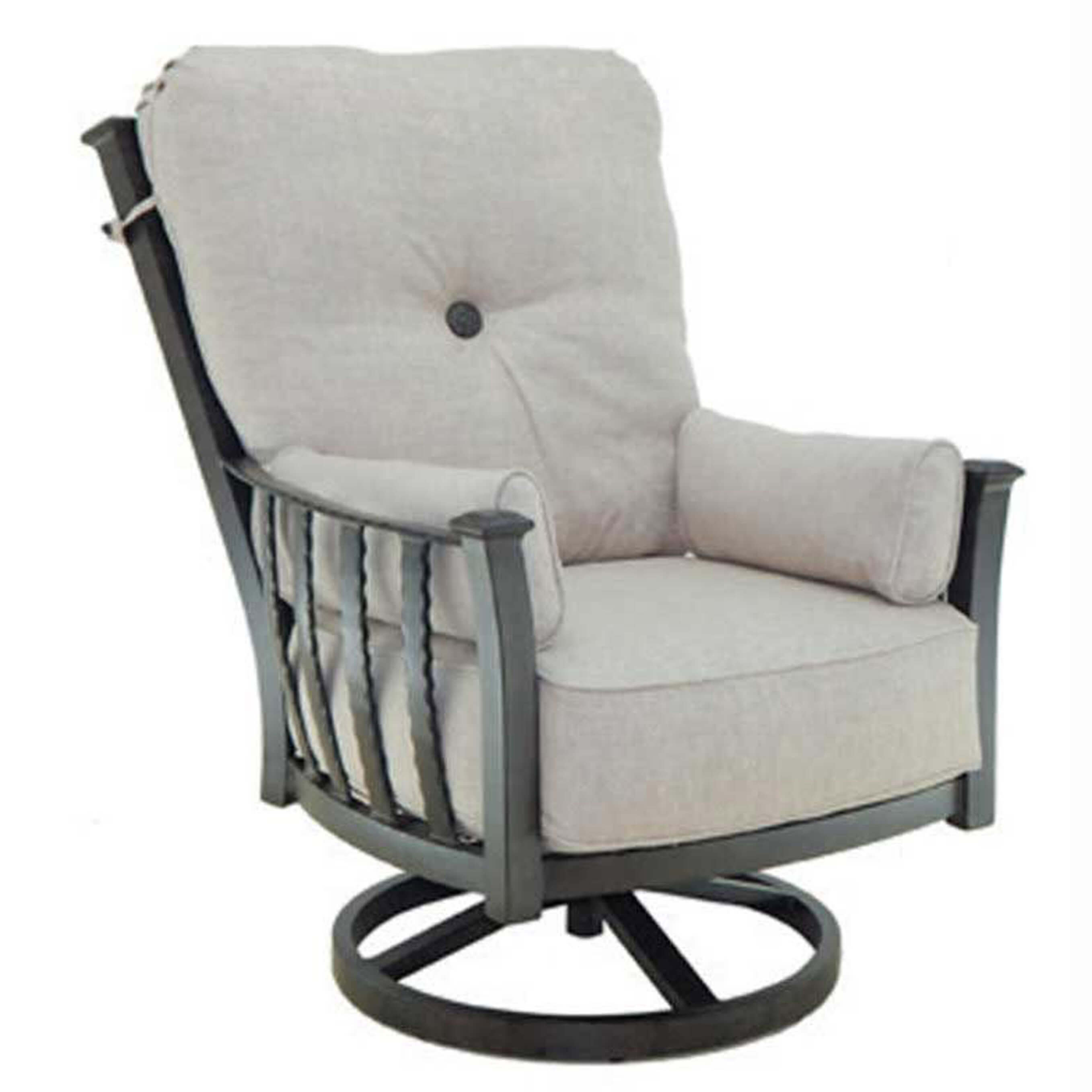 Santa Fe Cushion High Back Swivel Lounge Chair