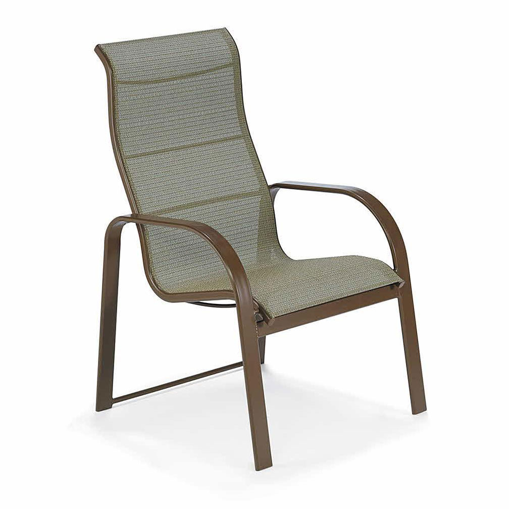 Seagrove II Sling Highback Dining Chair - Stack Stone