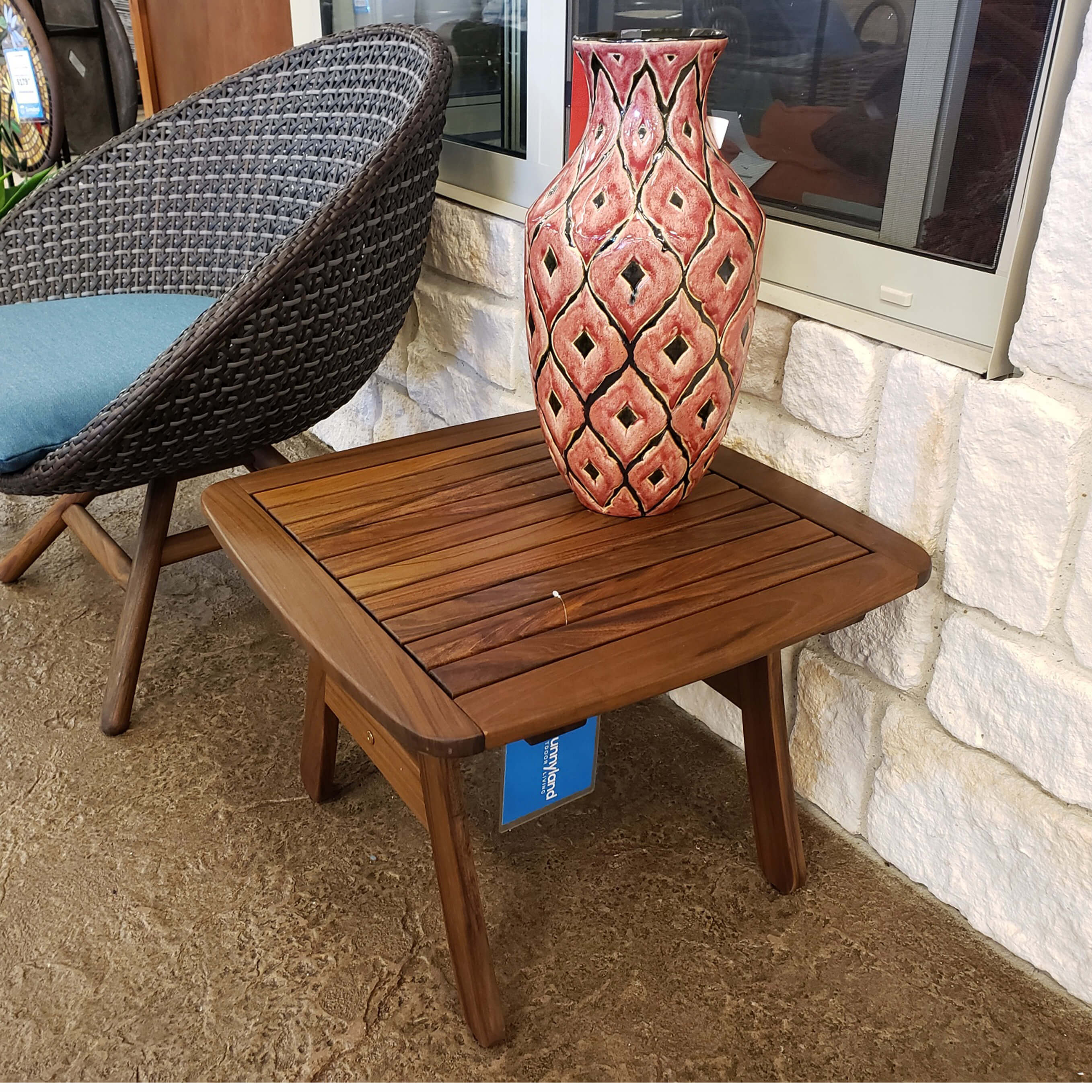 Jensen Leisure IPE 22" Square End Table Outdoor Furniture Sunnyland