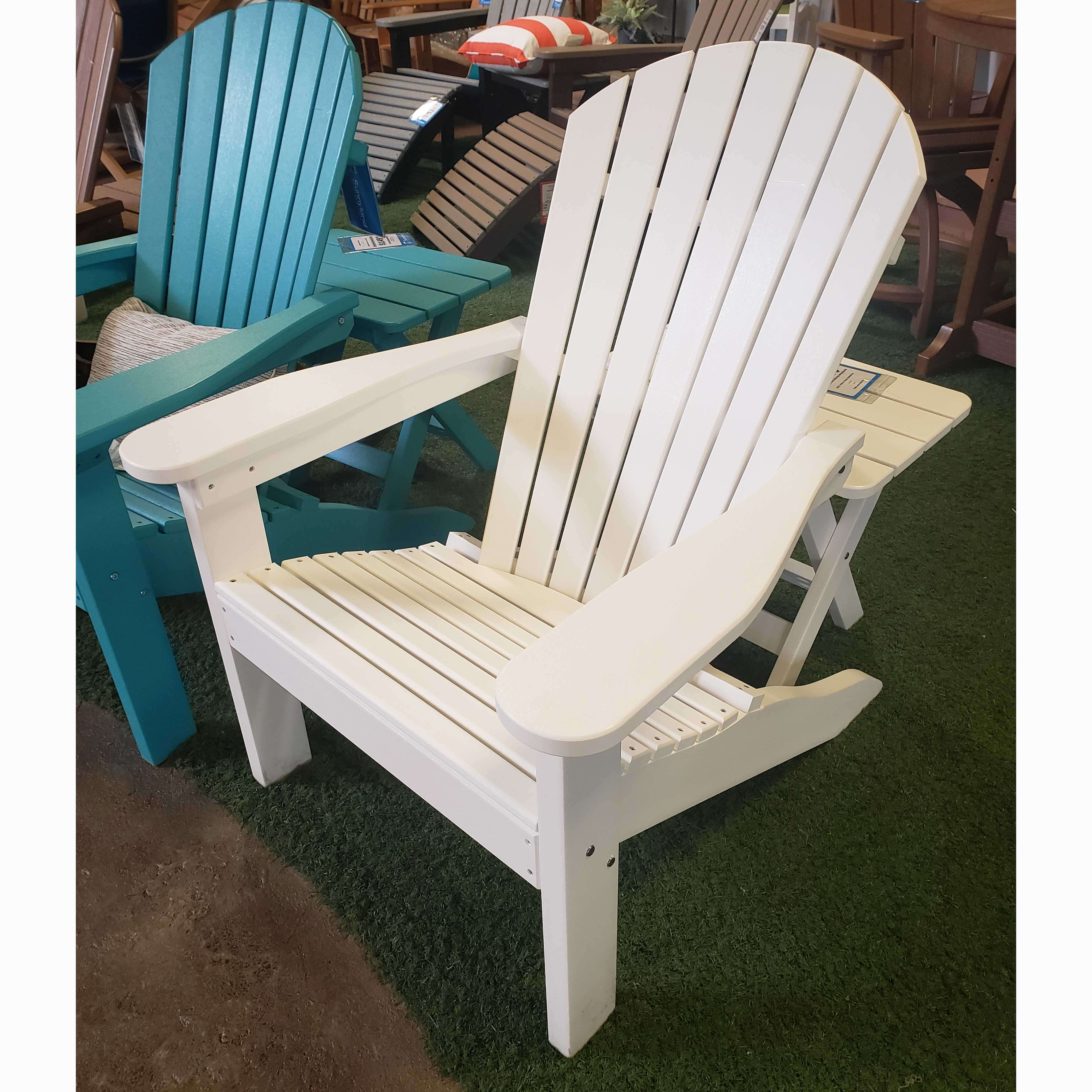 White Adirondack Chair Comfo-Back