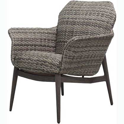 LaSalle Woven Padded Club Chair