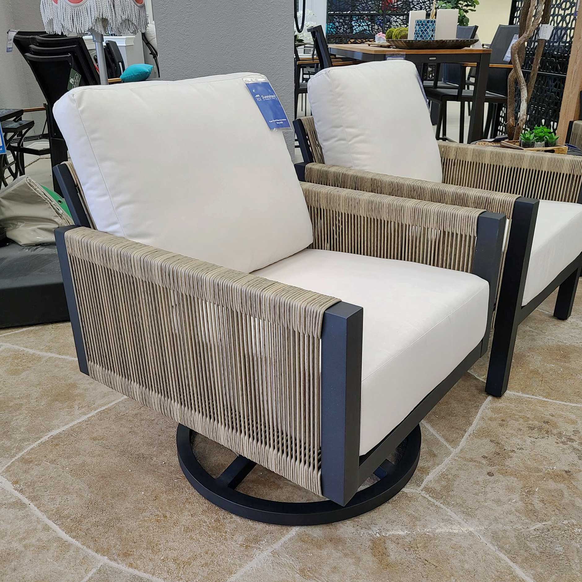 Timarron Swivel Chair - Black