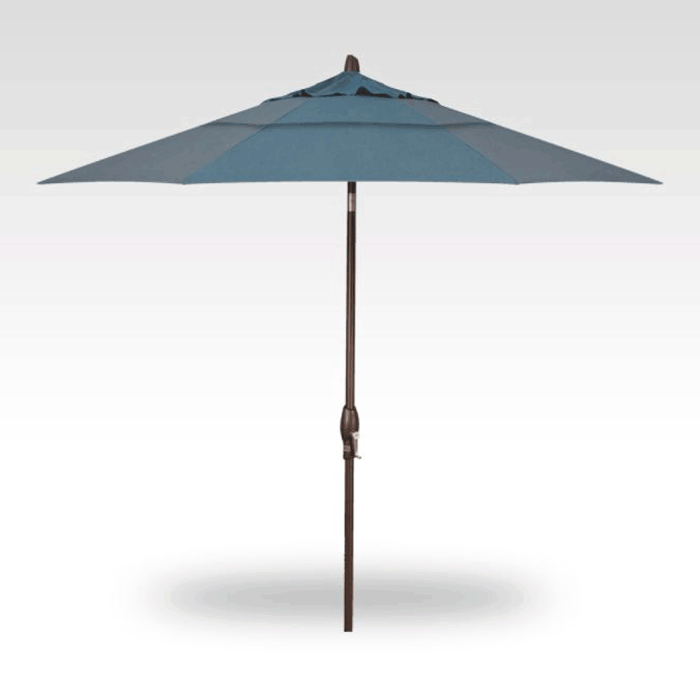 9' Auto Tilt Market Umbrella - Cast Lagoon