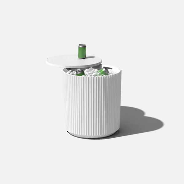 Demi Chill Side Table - White