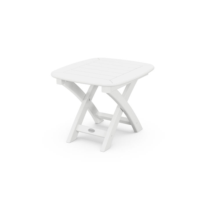 Nautical White Side Table