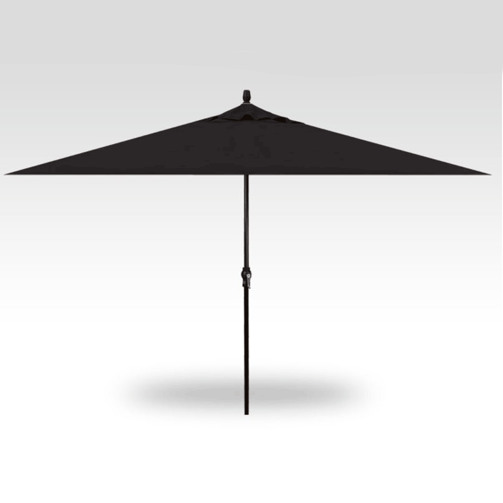 8x11' Rectangle Market Umbrella - Black