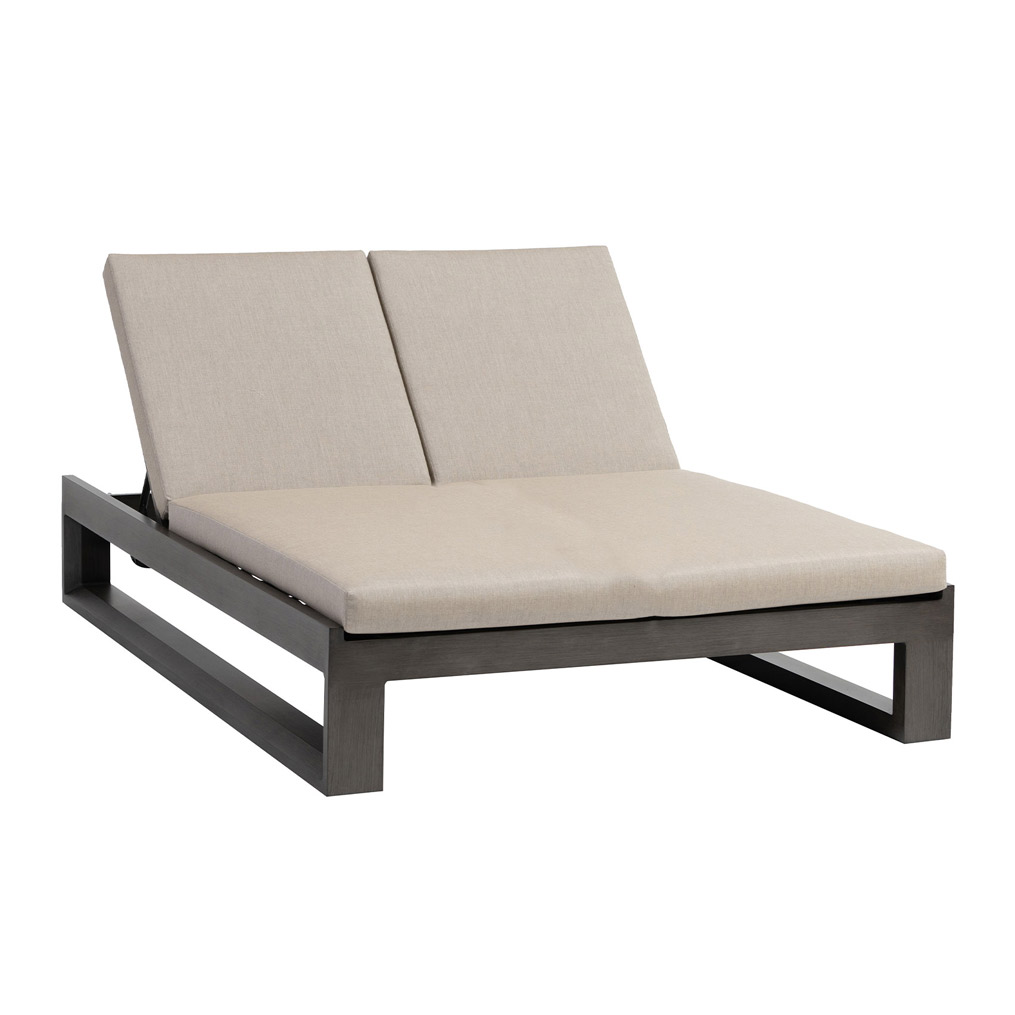 Element 5.0 Cushion Double Chaise - Ash Grey