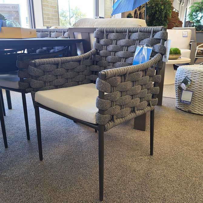 Bogota Dining Chair - Cast Silver