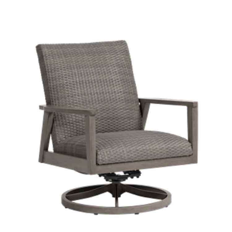 Cabo San Lucas Woven Pad Swivel Rocker