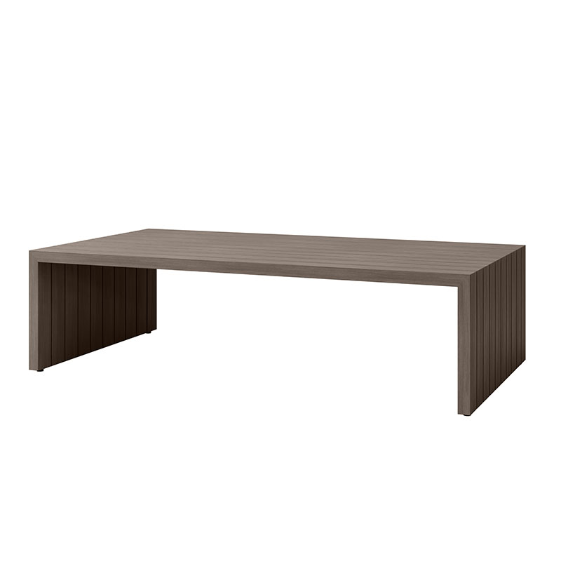Bari Coffee Table w/Plank Top - Hickory