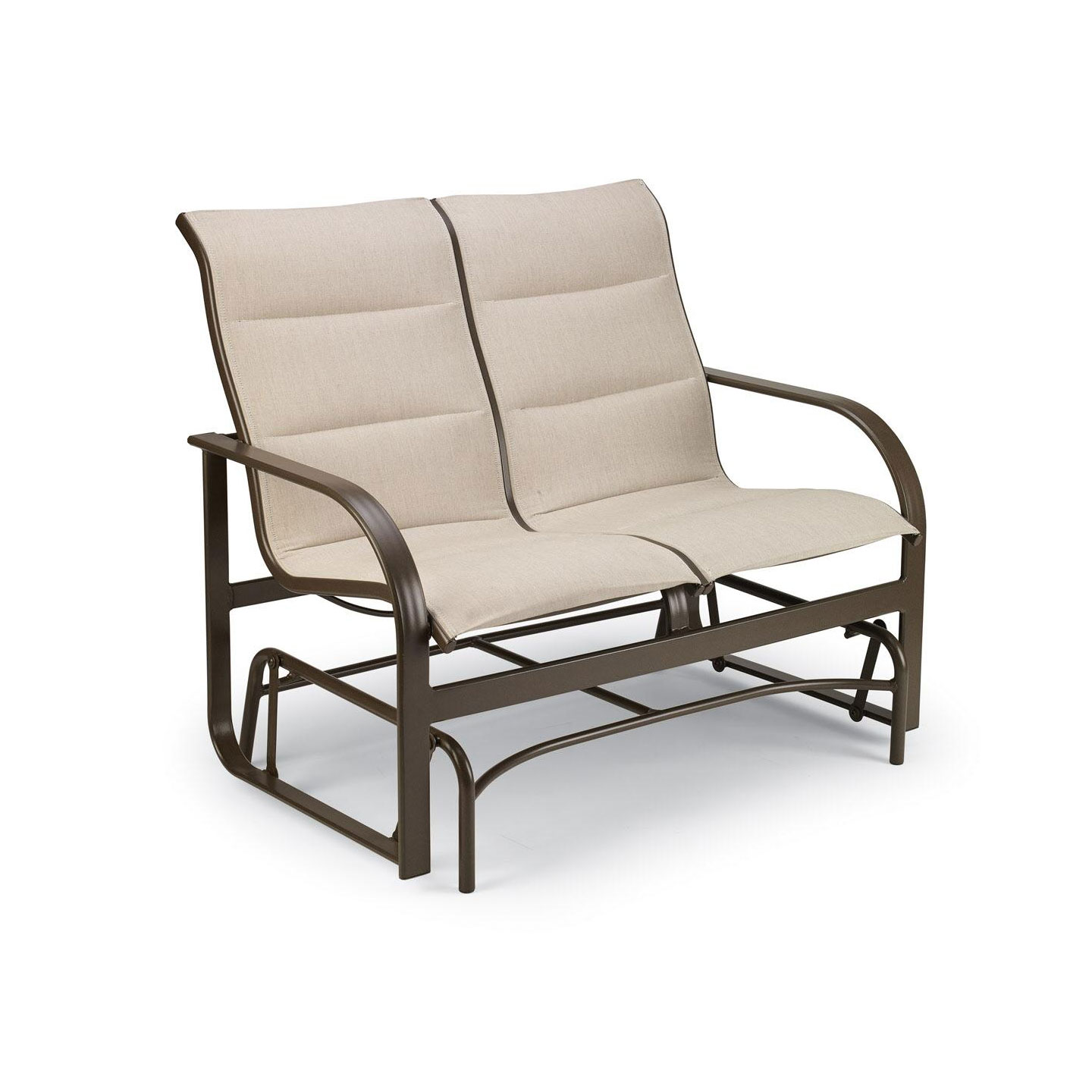 Key West Padded Sling Loveseat Glider