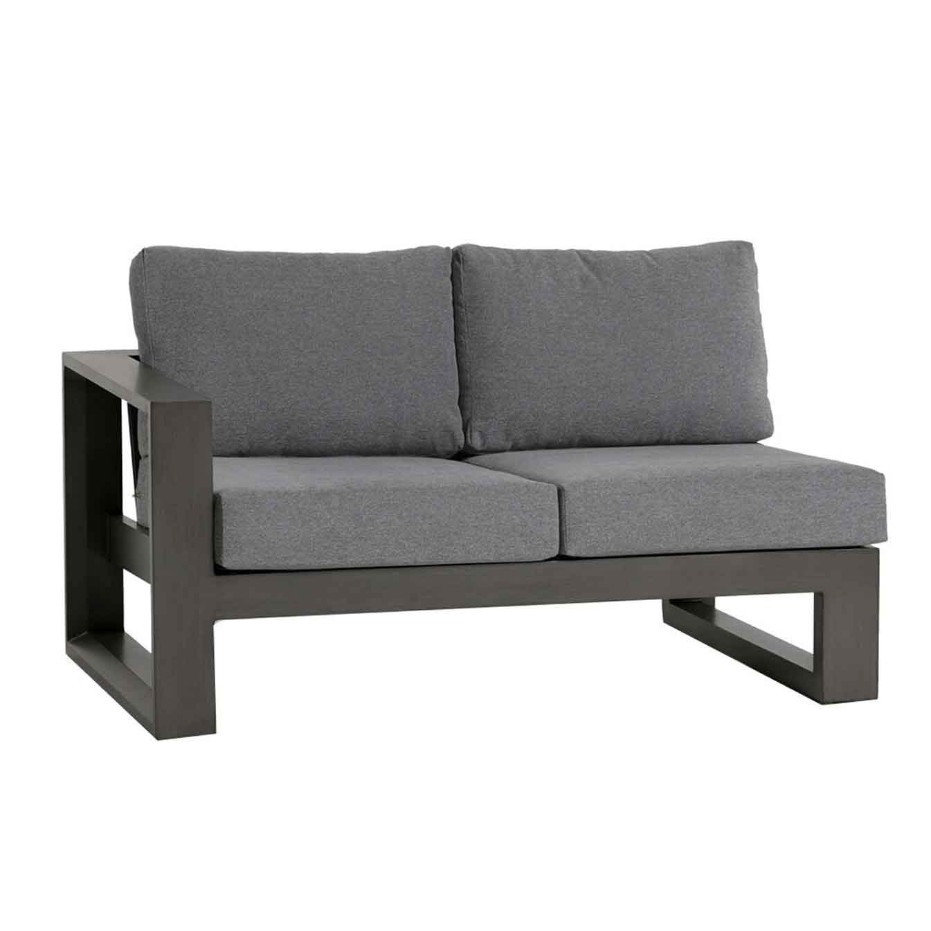 Element 5.0 2-Seater Left Arm - Ash Grey