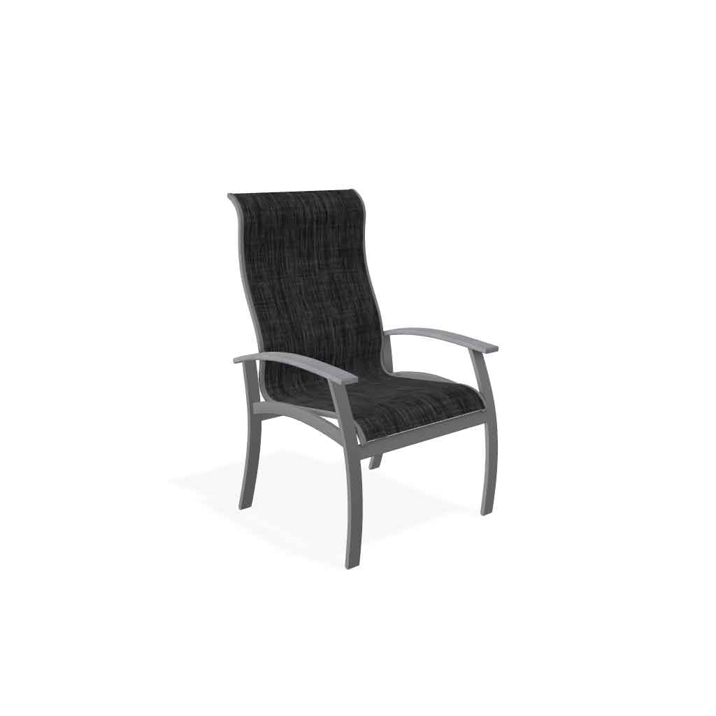 Belle Isle Sling Supreme Arm Chair -  Augustine Shadow