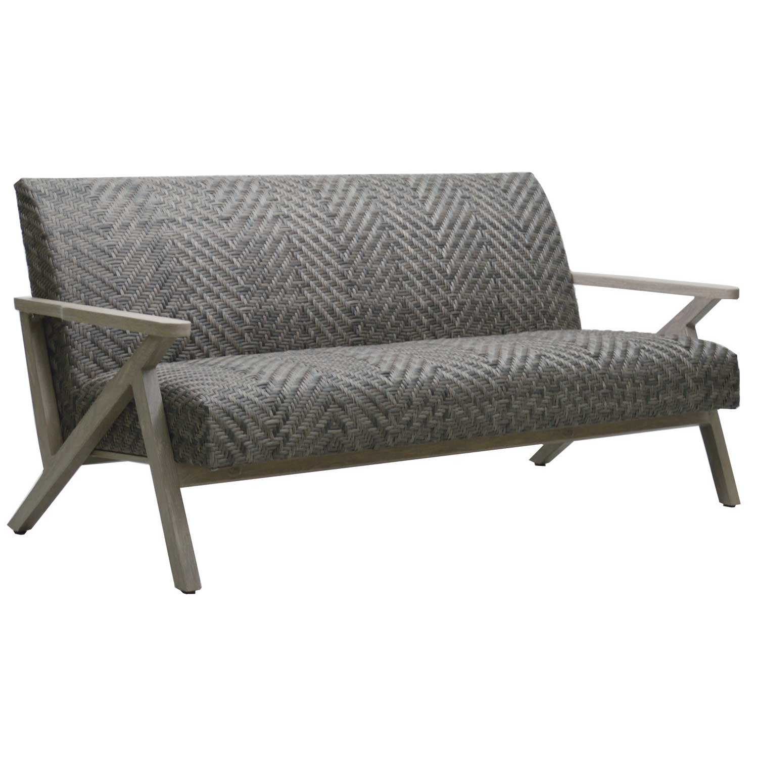 Copenhagen Woven Padded Settee