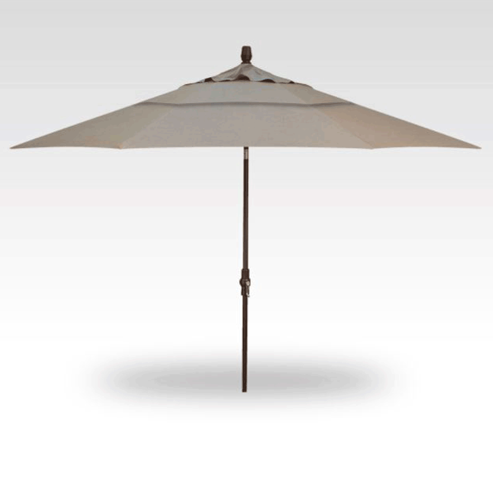 9' Auto Tilt Market Umbrella - Cast Ash