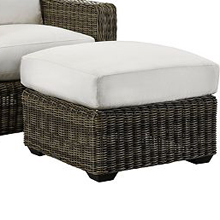 Oasis Cushion Ottoman - Vesper Birch