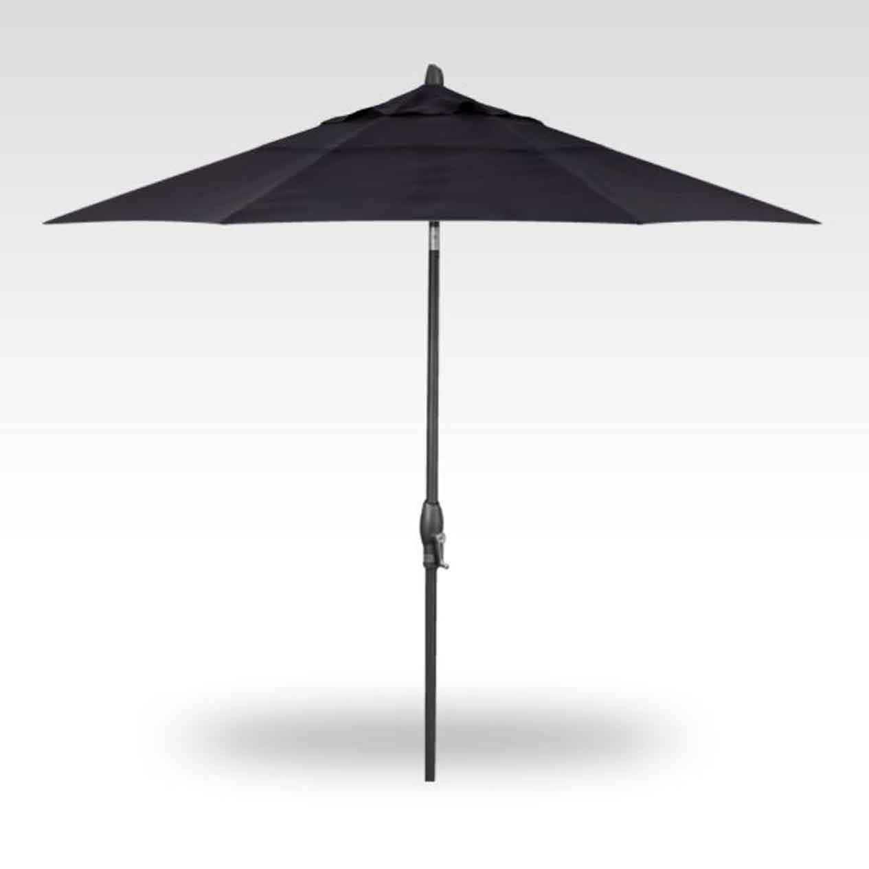 9' Auto Tilt Market Umbrella - Navy