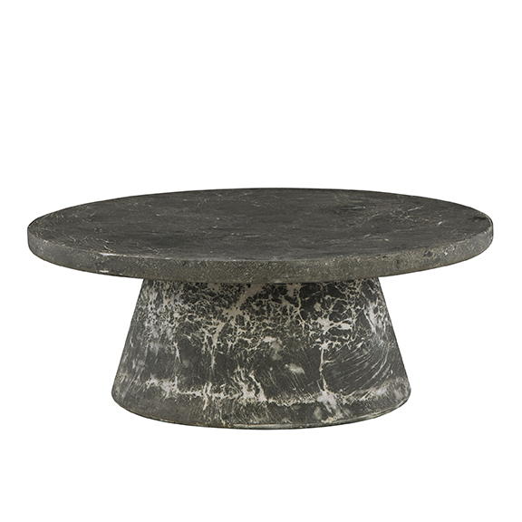 Tulum Round Cocktail Table - Slate