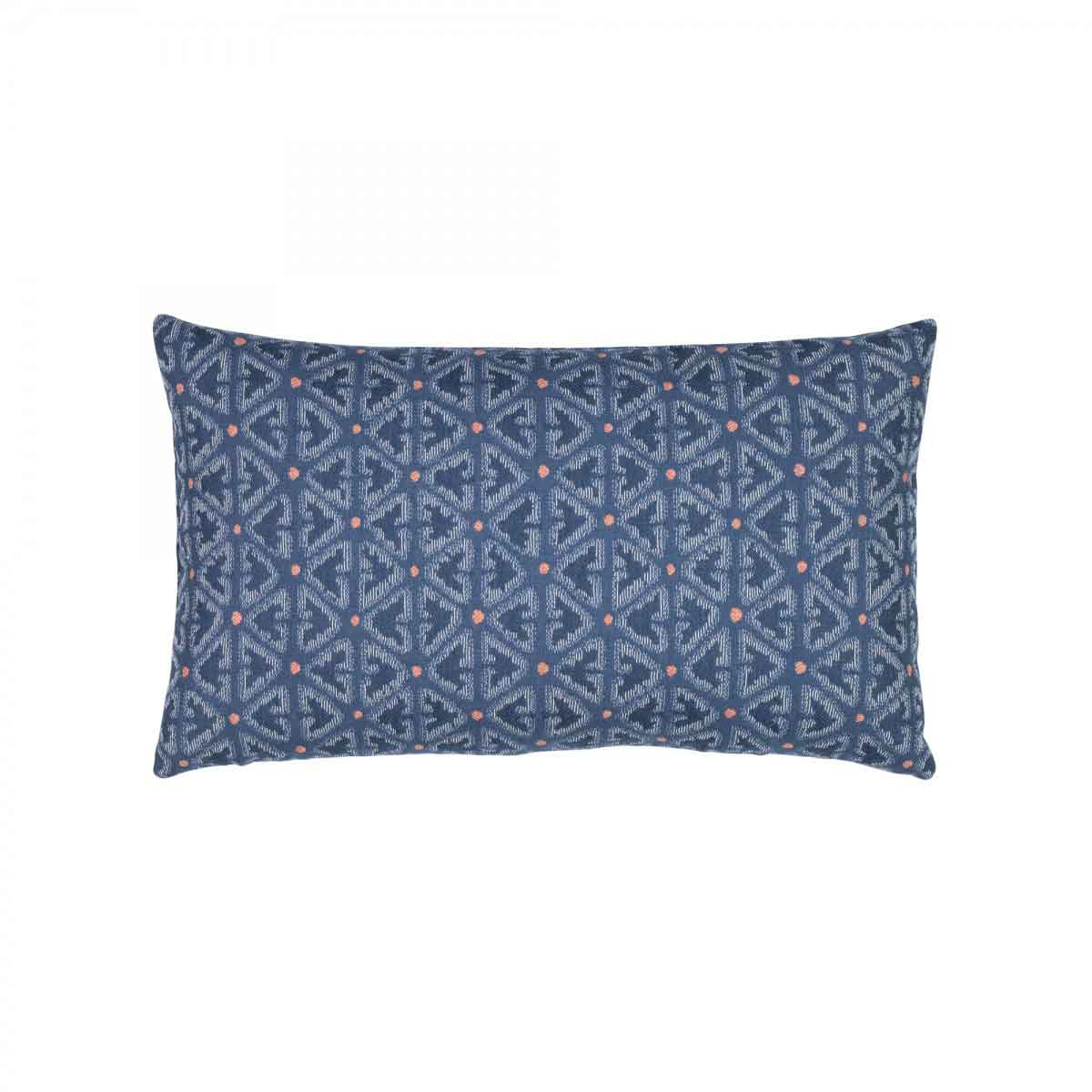 Intricate Denim Lumbar Pillow