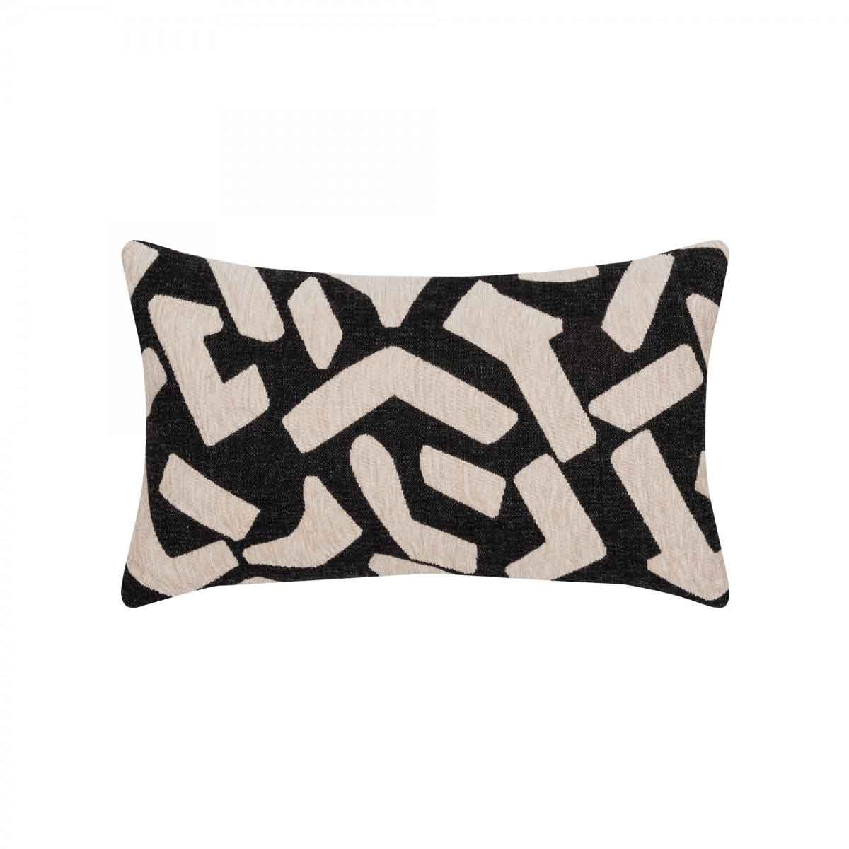 Facination Charcoal Lumbar Pillow