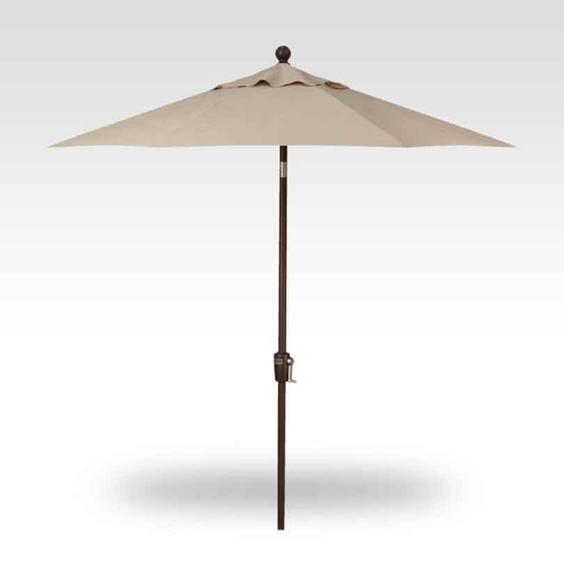 7.5' Push Button Tilt Market Umbrella - Antique Beige