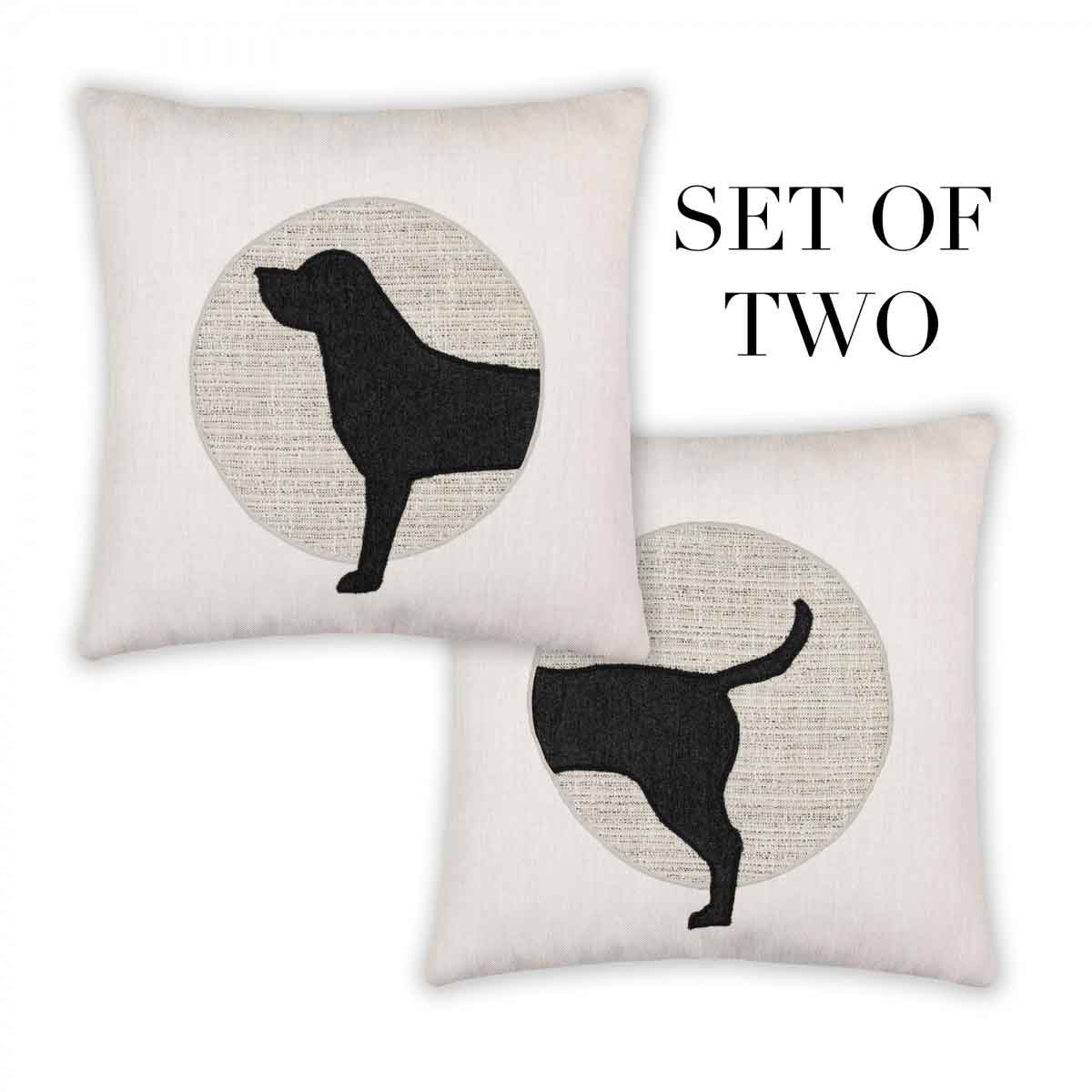 Woof Head & Tail Pillow (Set)