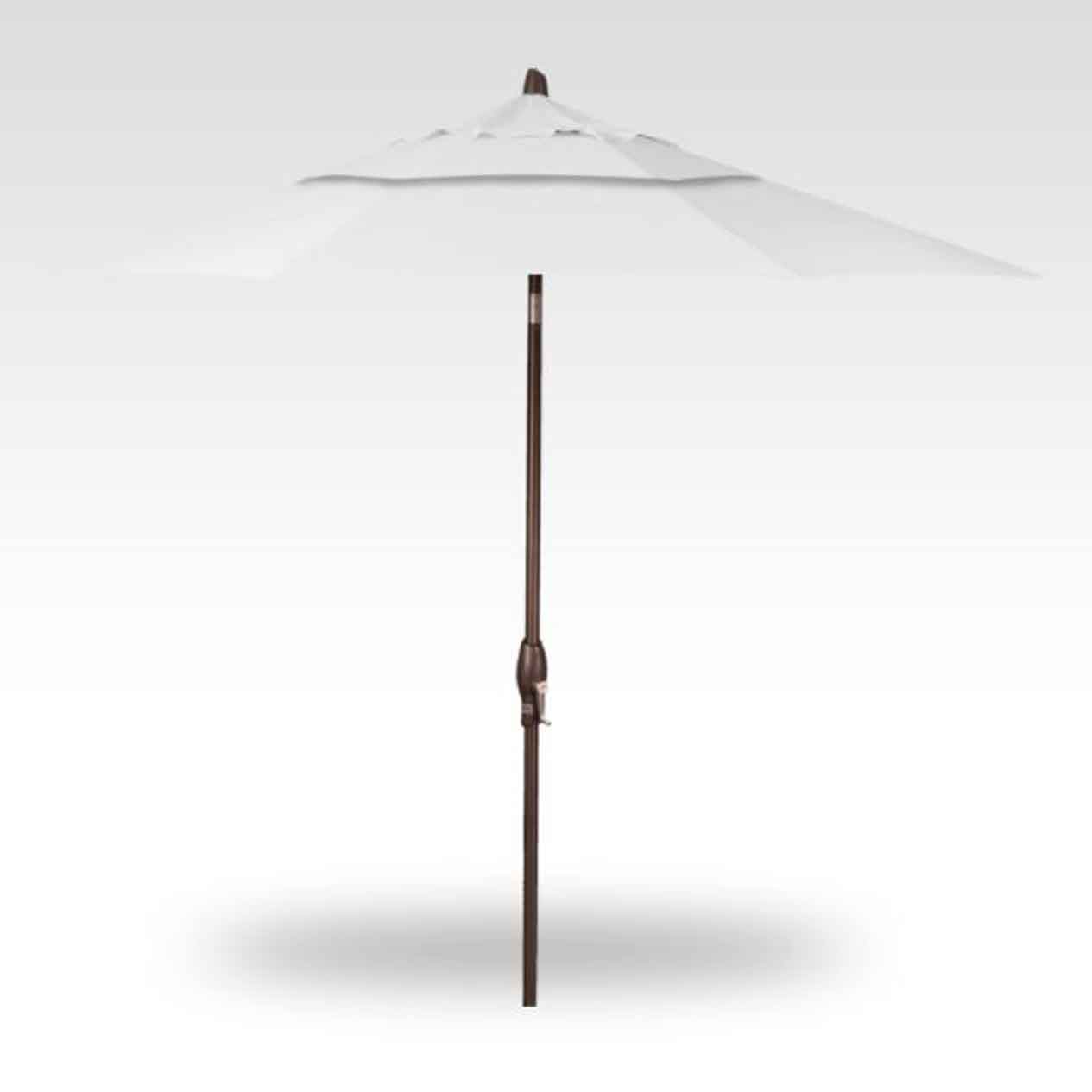 9' Auto Tilt Market Umbrella - Canvas Natural