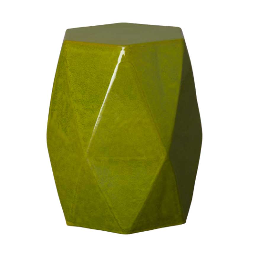 Green Brilliant Matrix Garden Stool