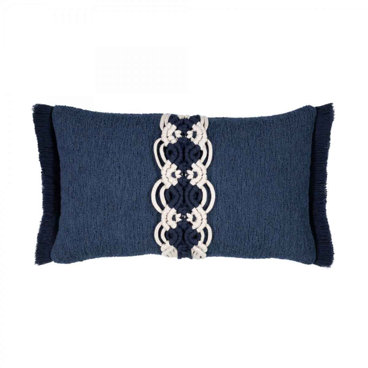 Distinctive Indigo Lumbar Pillow