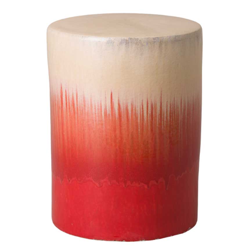 Red Cascade Stool