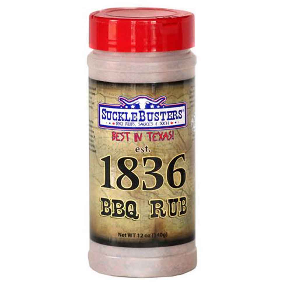 Suckle Busters 1836 BBQ Rub 12 oz