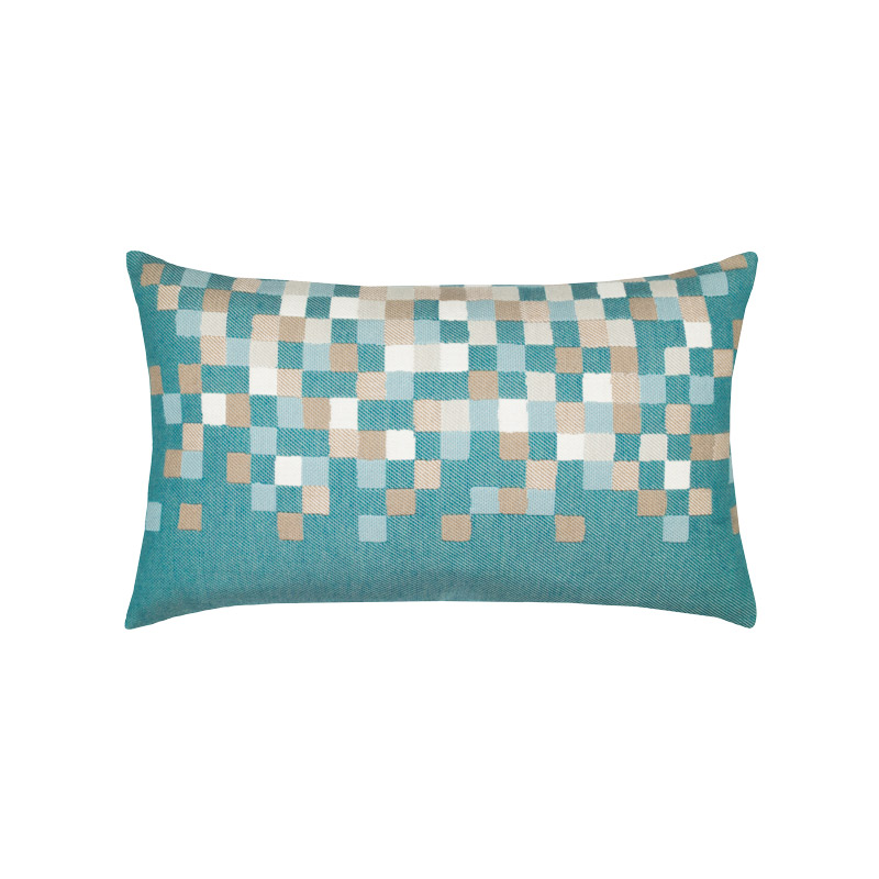 Aqua Check Lumbar Pillow