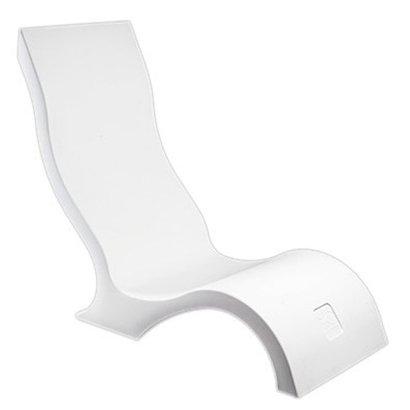 Ledge Lounger In-Pool Chair - White