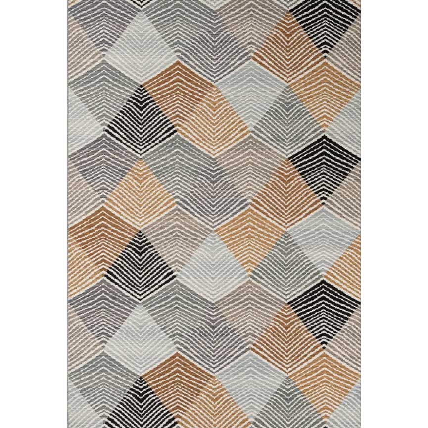 Gray 5' 1 x 8' Outdoor Modern Rectangle Rug