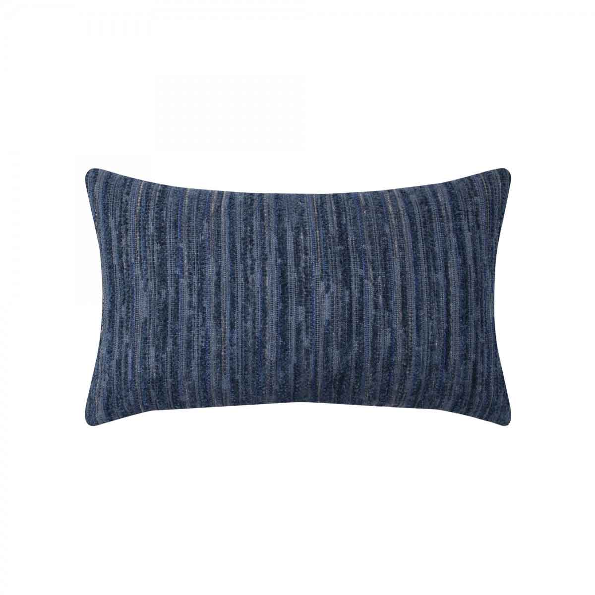 Luxe Stripe Indigo Lumbar Pillow