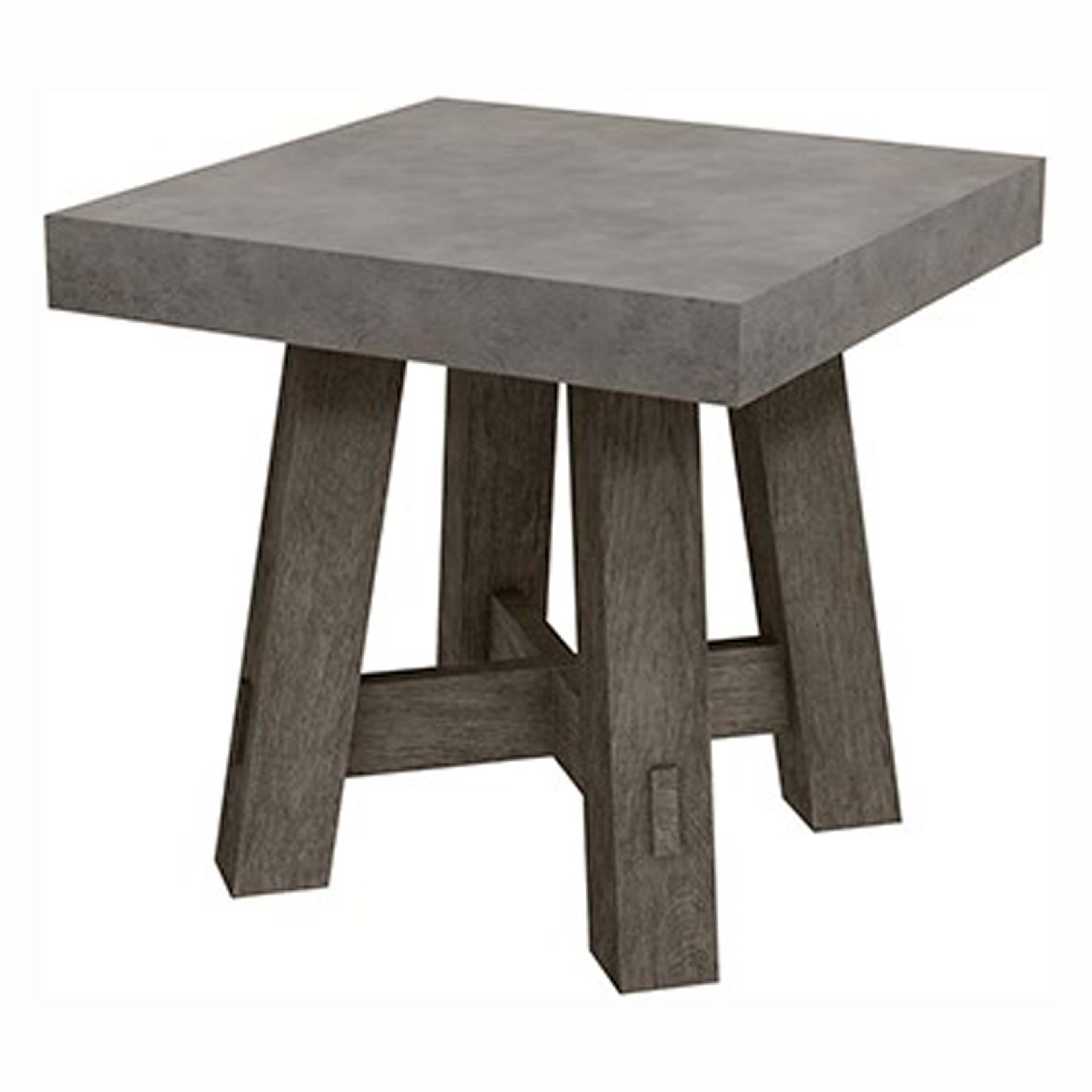 Amherst Square End Table - Smoke