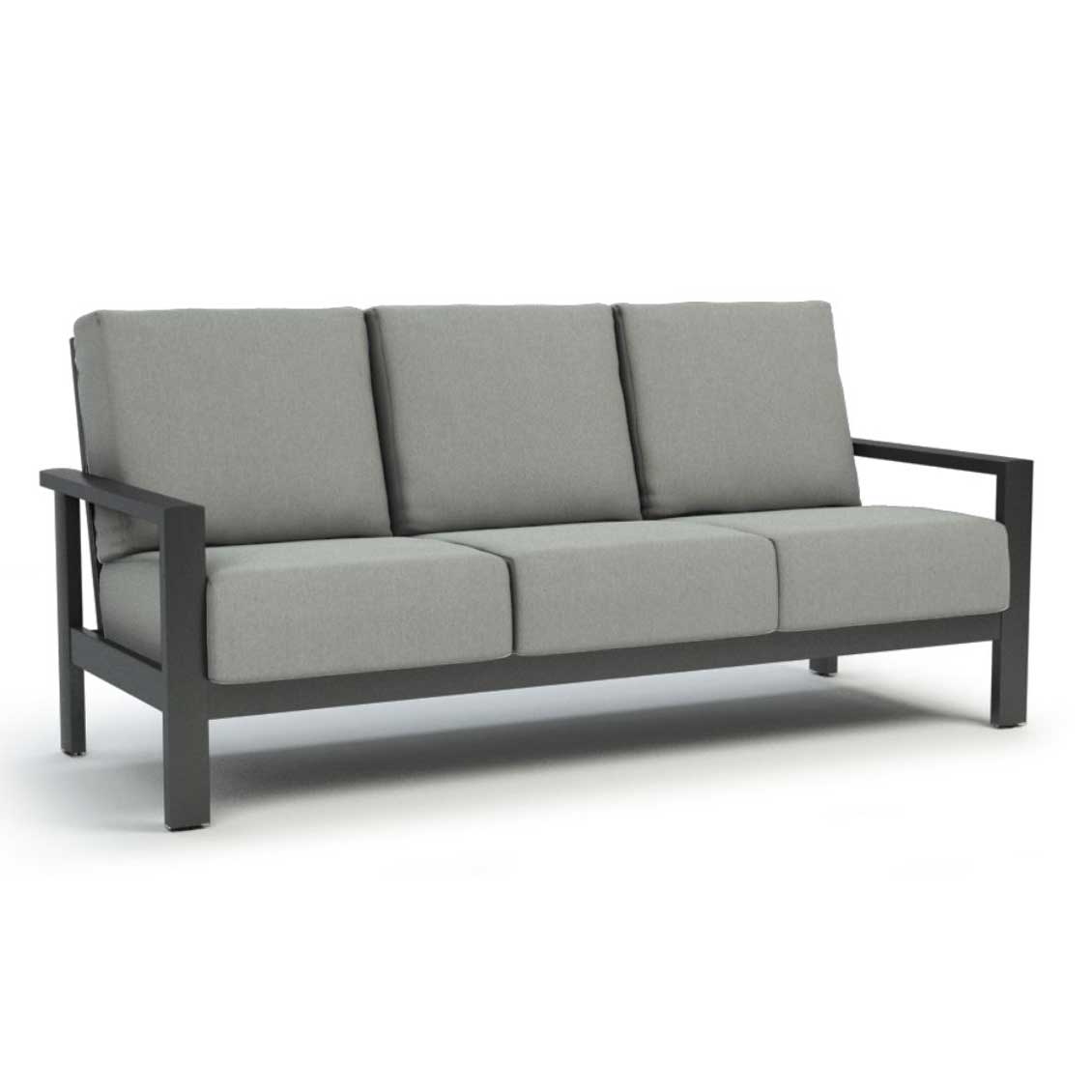 Elements Cushion Sofa - Sand Silver