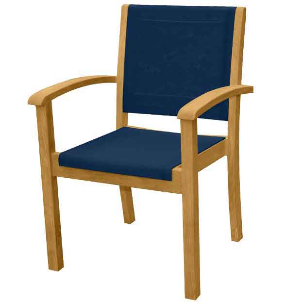 Riviera Sling Stacking Dining Chair - Discontinued Color