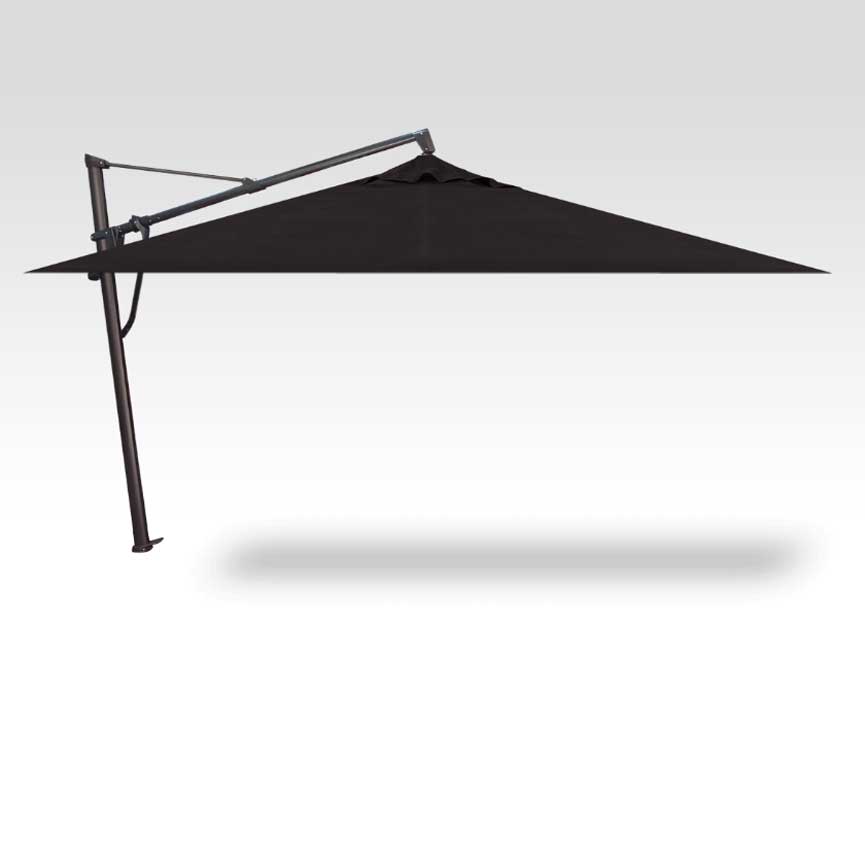 AKZ 10X13' Plus Rectangle Starlux Umbrella - Black
