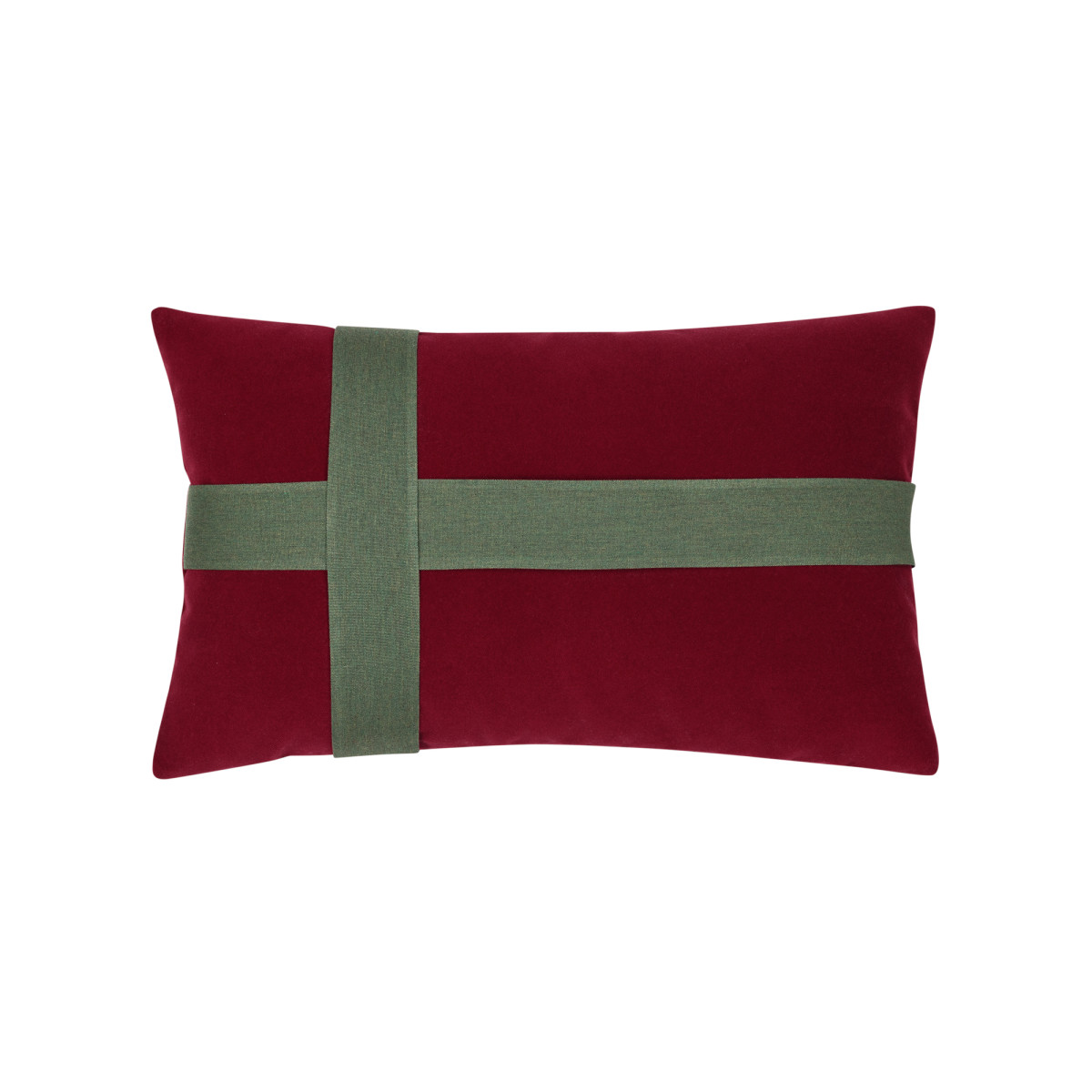 Giving Burgundy Lumbar Pillow