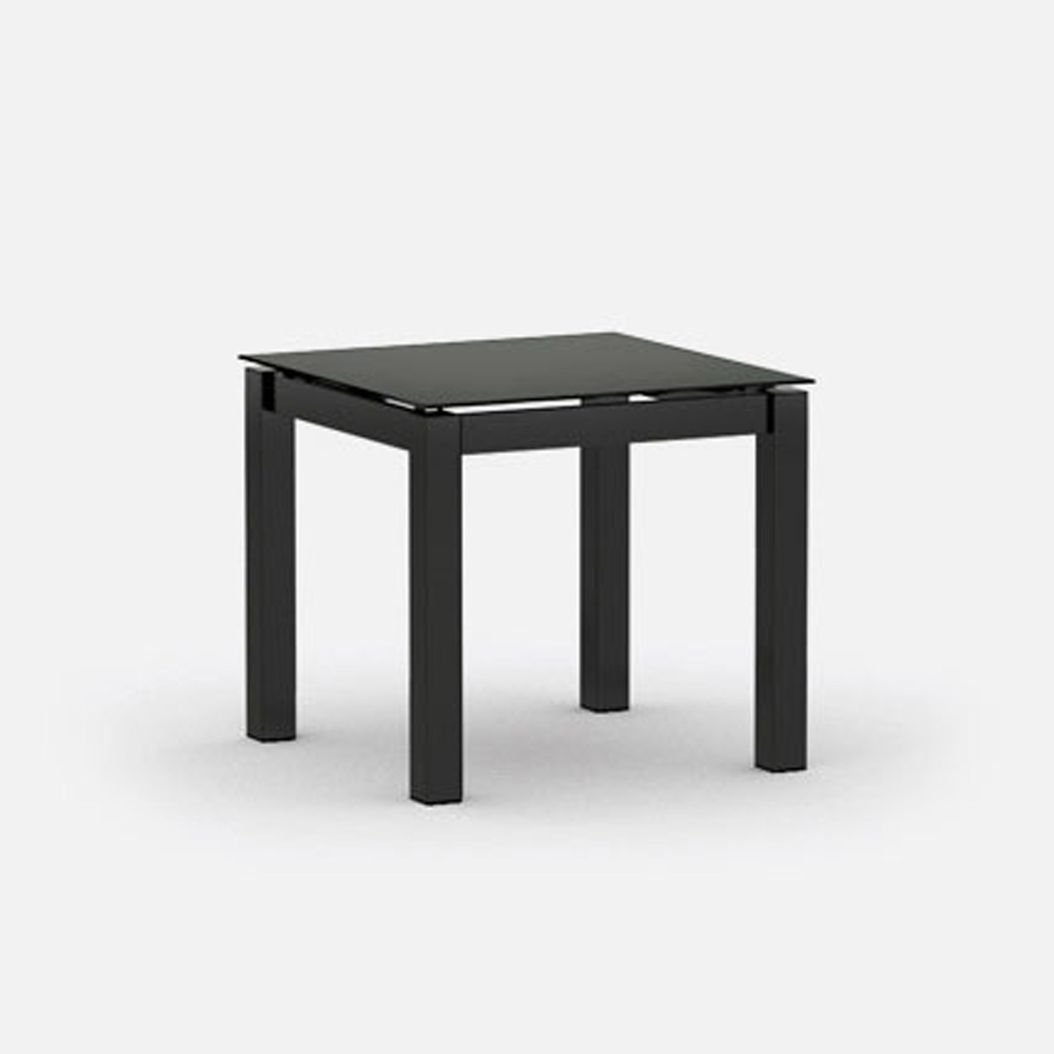 Mode Square End Table - Carbon & Storm