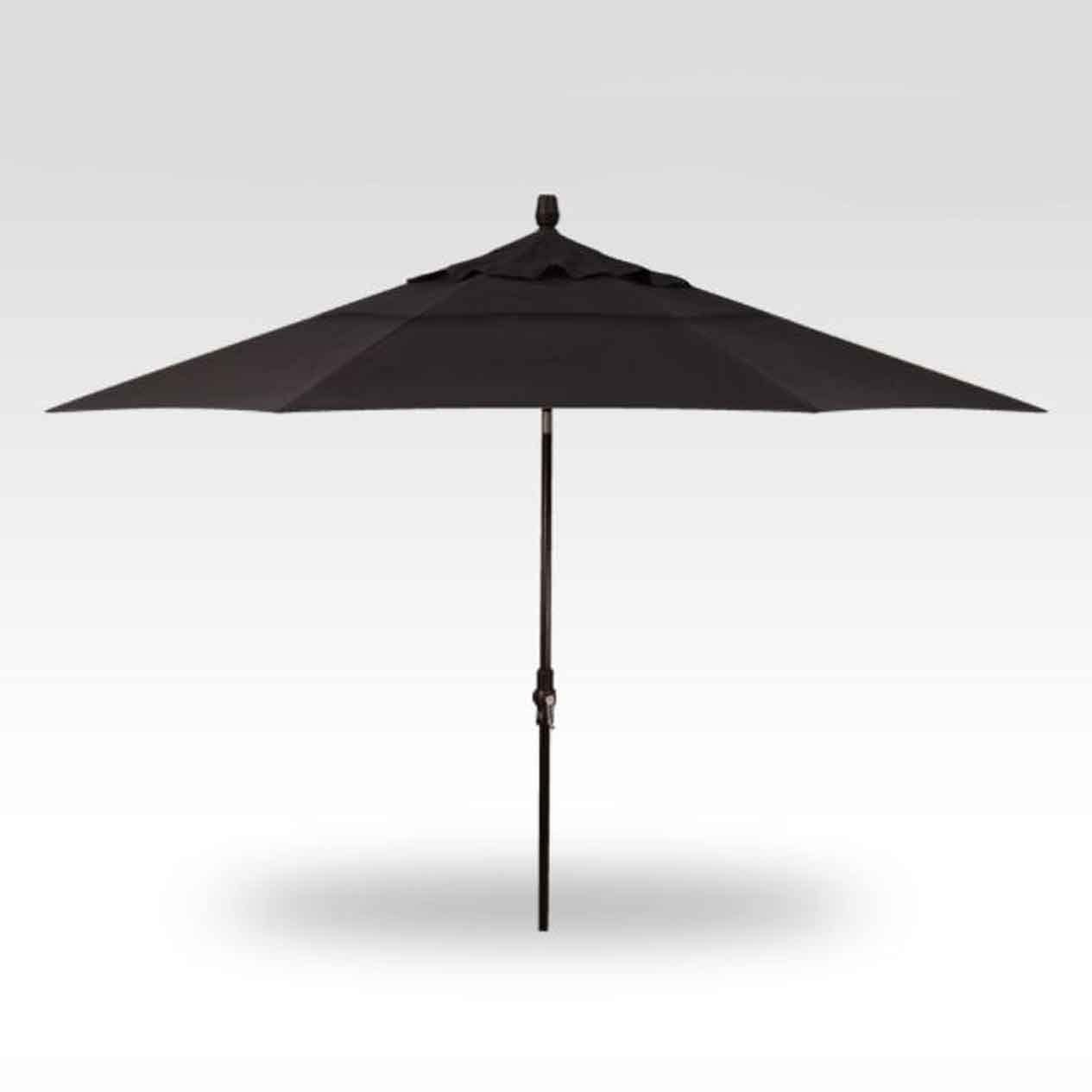 11' Auto Tilt Market Umbrella - Black