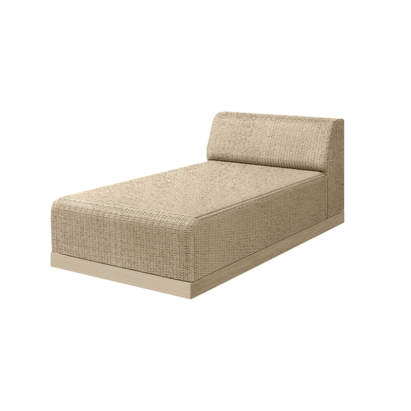 Grande Padded Armless Chaise