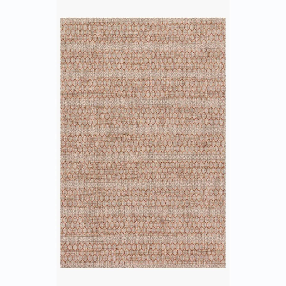 Isle Beige & Rust 8x10