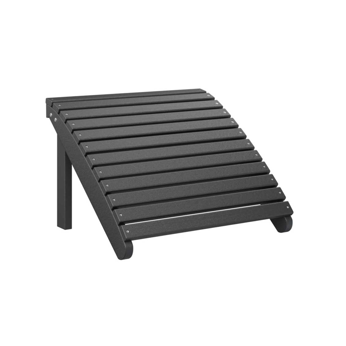 Black Adirondack Footstool