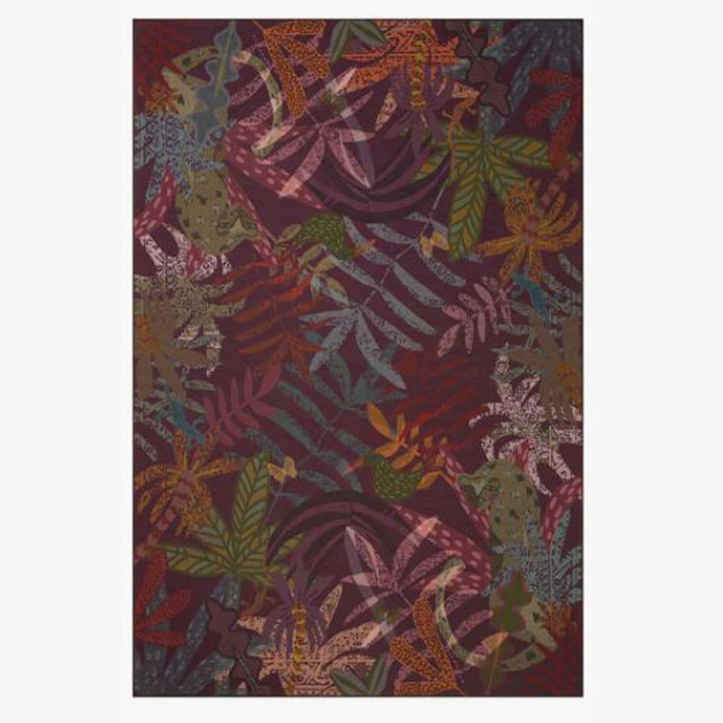 Pisolino Merlot/Multi 8x11 Rug