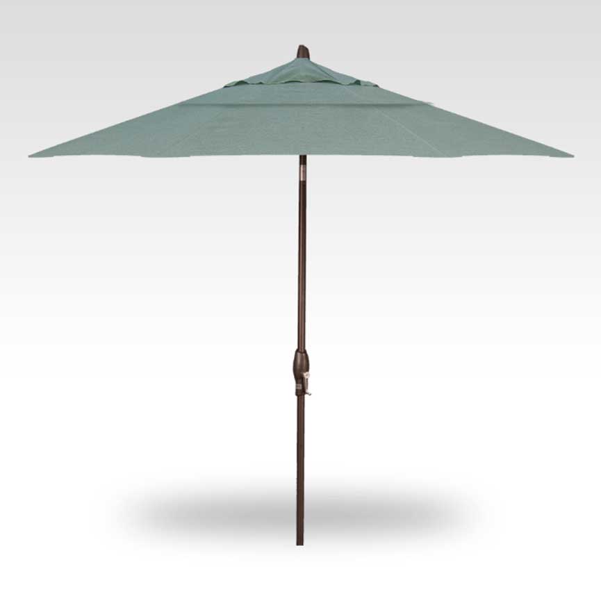 9' Auto Tilt Market Umbrella - Seasalt
