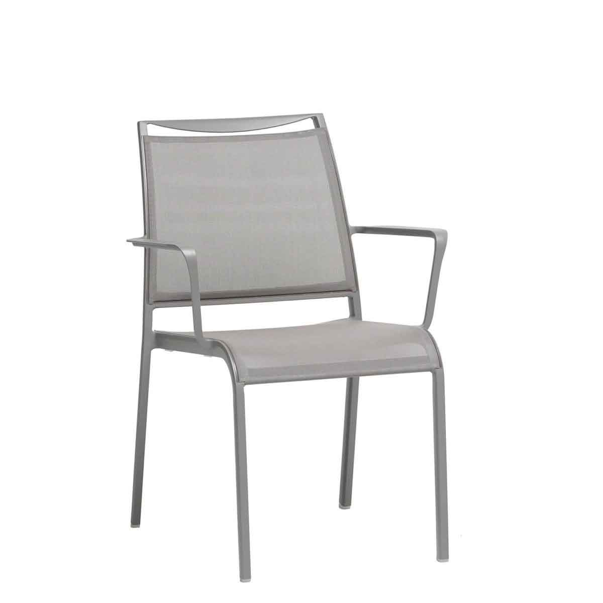 Como Sling Dining Chair - Grey