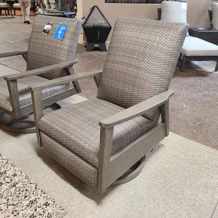 Cabo San Lucas Woven Swivel Recliner